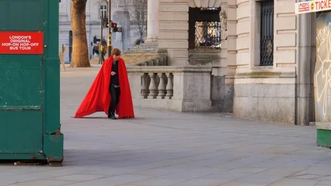 London Under Lock Down Stock Footage 127549785