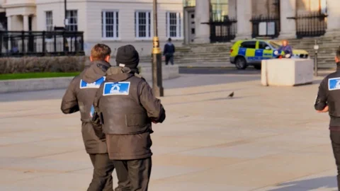 London Under Lock Down Video stock 127549900