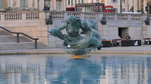 London Under Lock Down Video stock 127732412