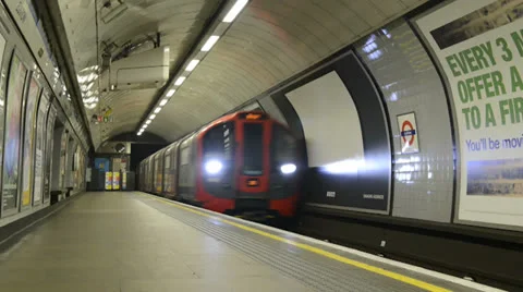 London Underground Euston 库存影片 26068012