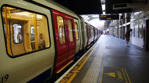 London Underground Stock Footage 40343295