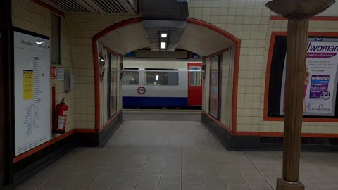 London Underground Stock Footage 154391057