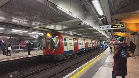 London underground Stock Footage 257056952