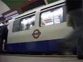 London Underground Piccadilly Circus Train Departing circa 2003 SD Footage
