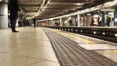 London Underground Platform 1 TL Stock Footage 238966960