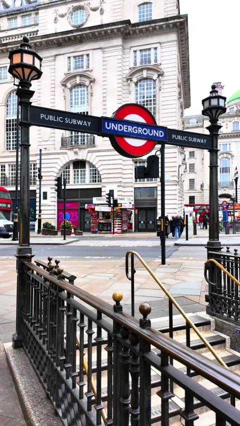 London Underground sign Stock Footage 304535124