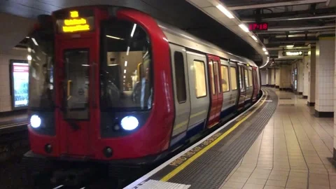 London Underground Train Stock Footage 137099233