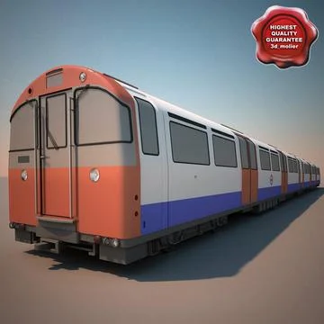 London Underground Train V2 3D Model