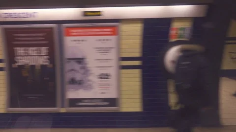 London Underground  View from Cabin Видео 74055226