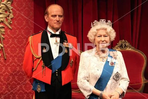 London, United Kingdom - March 20, 2017: Queen Elizabeth ii 2 & Prince Philip Stock Photos