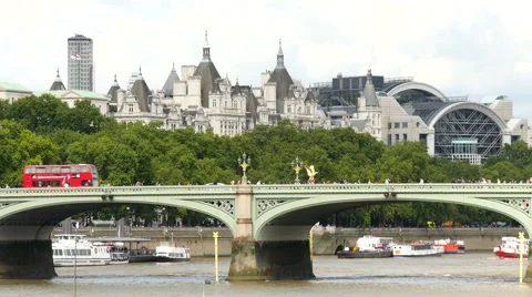 London. Westminster Bridge Video stock 40973865