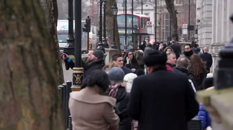 London Whitehall Stock Footage 57466358
