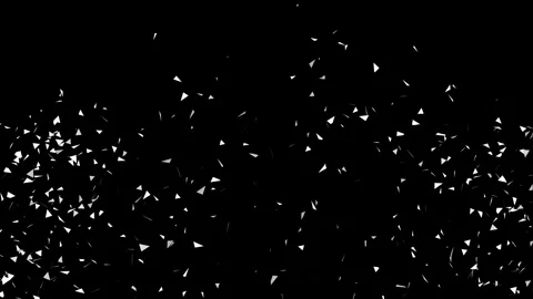 LONDON word shattering into tiny particles Stock Footage 305394117