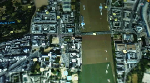 London on the world map Stock Footage 47749747