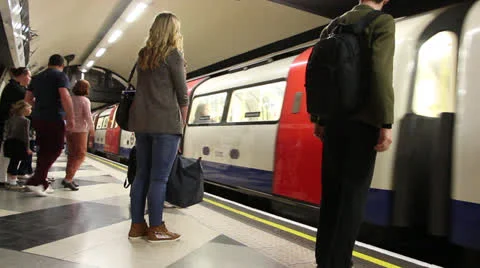 London's underground Stock Footage 24899449