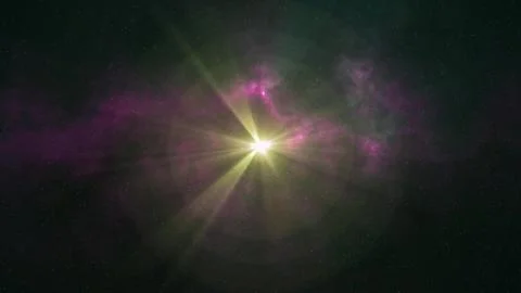 Lone big star shine in soft nebula stars night sky illustration background new イラスト素材