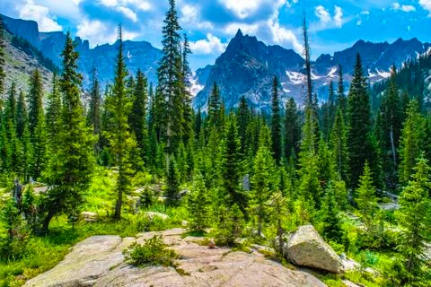 Lone Eagle Peak Stock Photos