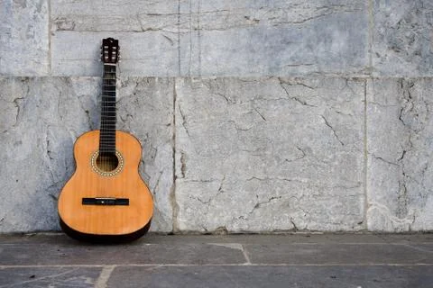 Lone Guitar Stock Photos