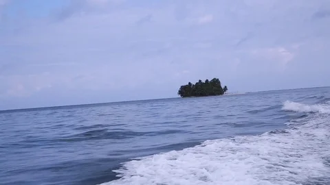 Lone  Island Stock Footage 85333145