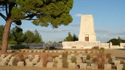 Lone Pine Anzac Memorial Stock Footage 303331519