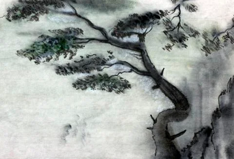 Lone Pine Illustrazione stock