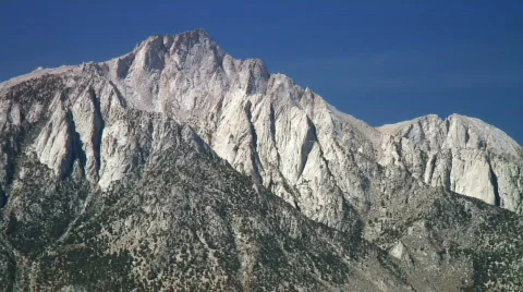 Lone Pine Peak and Mt. Whitney Stock Footage 565139