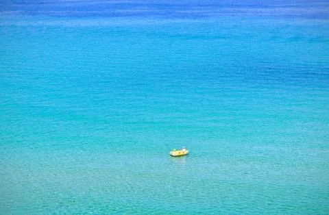 Lone rower Stock Photos