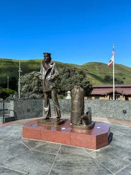 The Lone Sailor statue Stock Photos