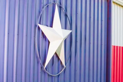 Lone star building Foto stock
