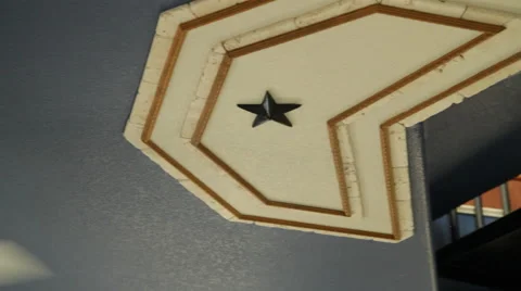 Lone Star Ceiling Stock Footage 40808907