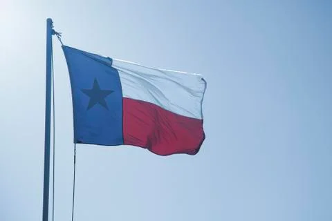 Lone Star flag Foto stock