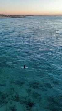Lone surfer 写真素材