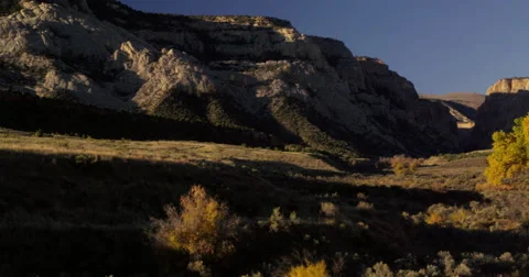 A lone tree in the morning light Echo Canyon, Dinosaur National Park, Colorado. 動画素材 59196220