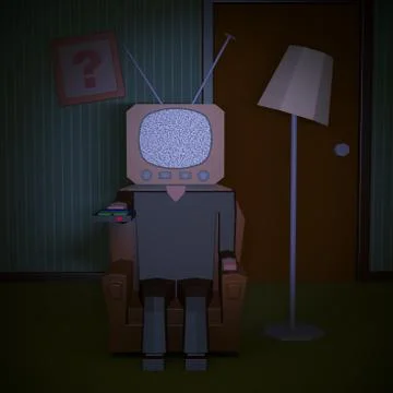 Loneliness and alienation Stock Illustration