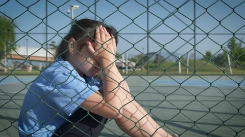 Loneliness of a child. Stock Footage 233121198