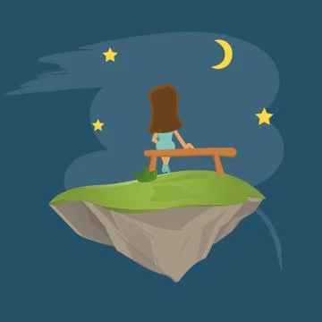 Loneliness Stock Illustration