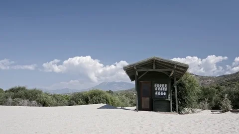 Lonely abandoned house. Kas, Turkey Stock Footage