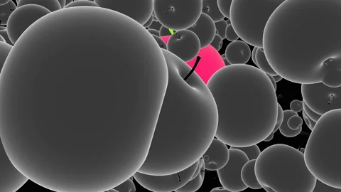 Lonely apple Stock Footage 144039629