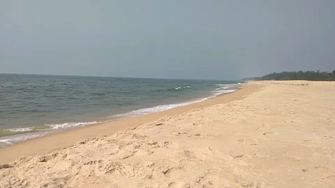 Lonely Beach Video stock 154308930