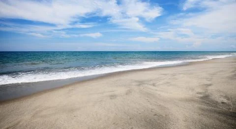 Lonely beach Stock Photos
