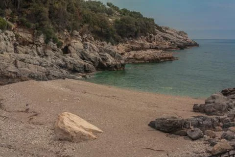 Lonely beach Stock Photos