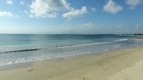 LONELY BEACHES IN BALI Video stock 239542789