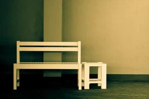 Lonely bench Stock Photos