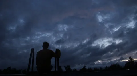 Lonely boy Stock Footage 61134947