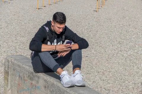 Lonely boy Stock Photos