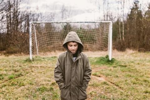 Lonely boy Stock Photos