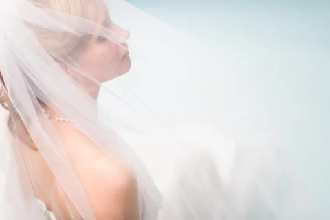 Lonely bride Stock Photos