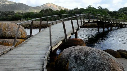 Lonely Bridge Stock Footage 163785272