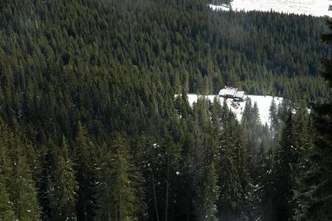 Lonely cabin Stock Photos