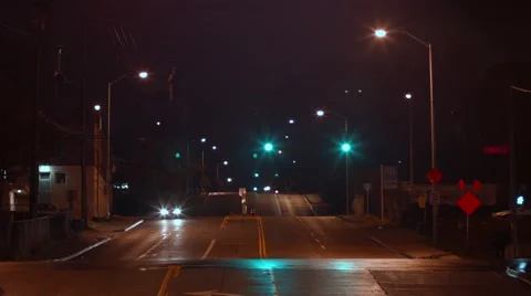 Lonely car driving Stock-Footage 43162221